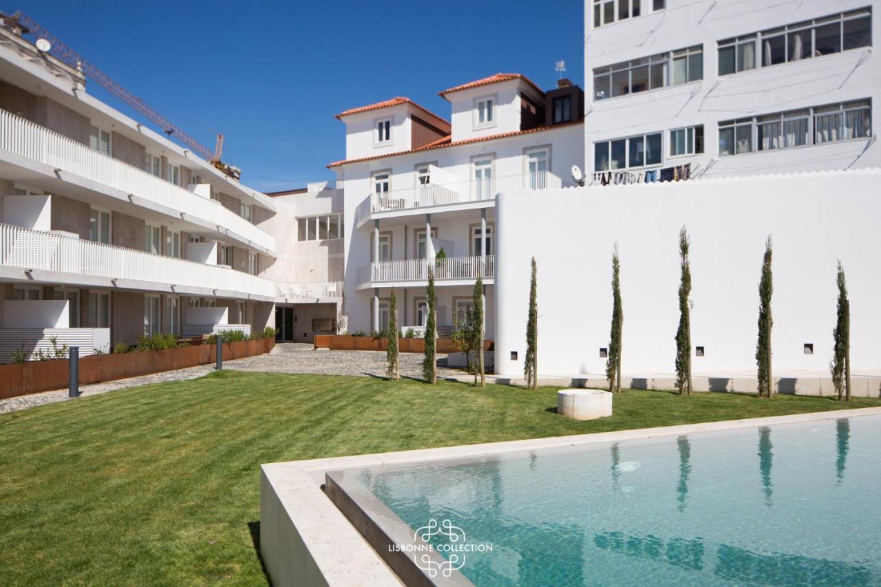 Designer Apartment With Pool By Lovelystay Lisboa Eksteriør billede